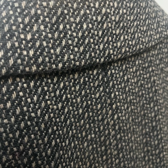 Banana Republic Wylder Textured Tweed Black and Cream Jacket NWT Sz 6 - Picture 6 of 7